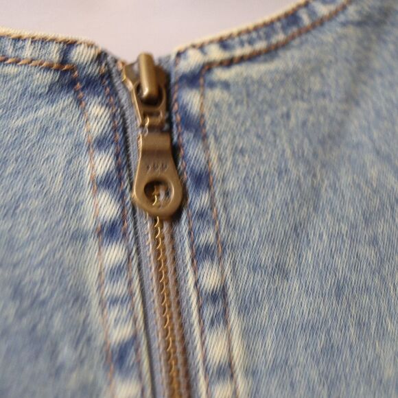 Spanner Vintage 90s/Y2K Ombré Denim Jacket & Flare Jeans Coordinated Set - Picture 9 of 16